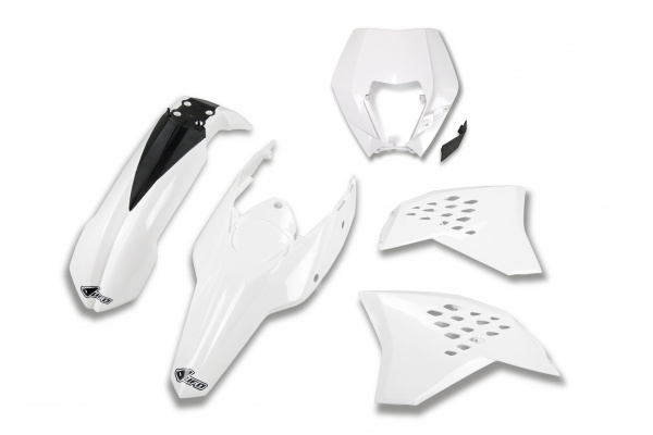 Kit Plastiche bianco per Ktm EXC 125 - EXC 200 - EXC 250 - EXC-F 250 - EXC 300 - EXC-F 350 - EXC-F 450 - EXC-F 500 - XCF-W 350